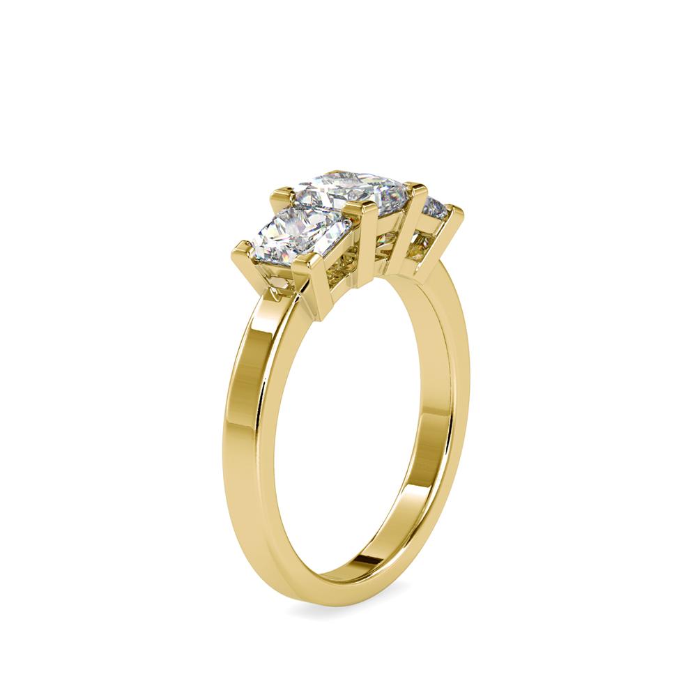Princess 3-Stone Comfort Engagement Ring