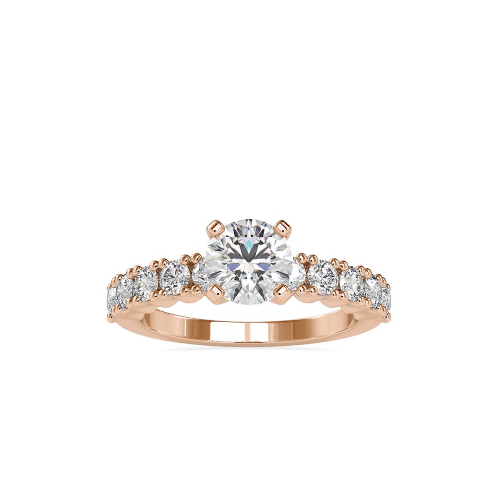 Classic 4 Prong Diamond Solitaire Engagement Ring