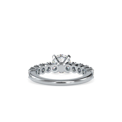 Classic 4 Prong Diamond Solitaire Engagement Ring