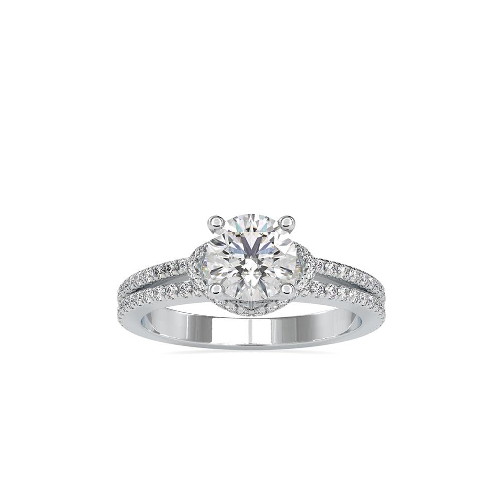 Zac Pasen French Pave Diamond Engagement Ring