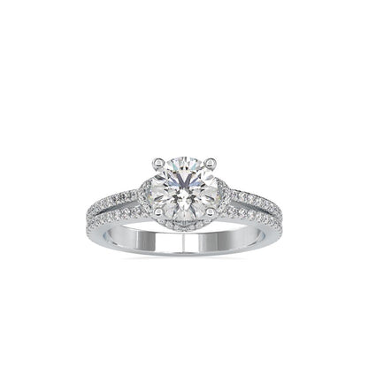 Zac Pasen French Pave Diamond Engagement Ring