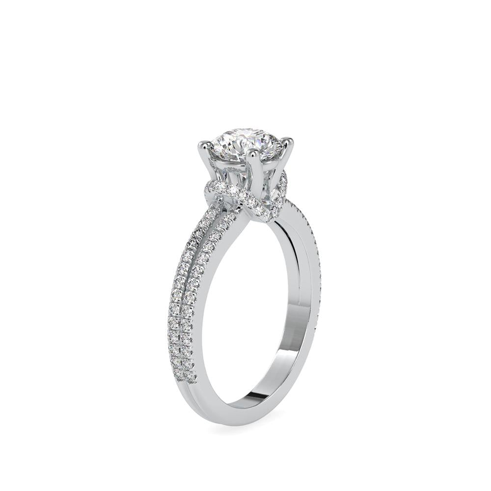 Zac Pasen French Pave Diamond Engagement Ring