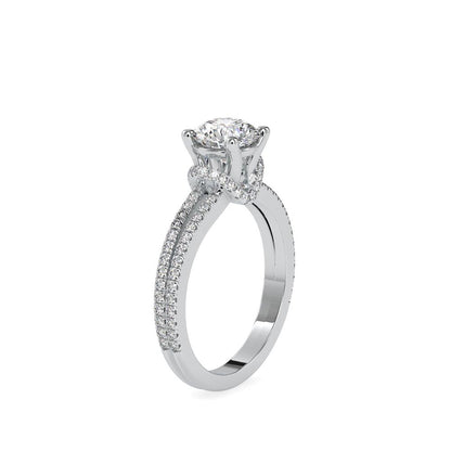 Zac Pasen French Pave Diamond Engagement Ring