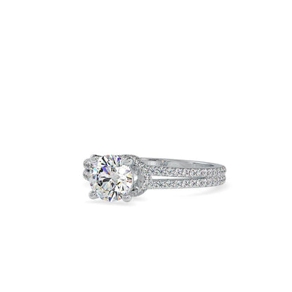 Zac Pasen French Pave Diamond Engagement Ring
