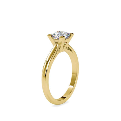 Princess V-Prong Petite Tapered Engagement Ring