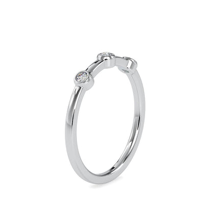 Classic Bezel Set Diamond Ring