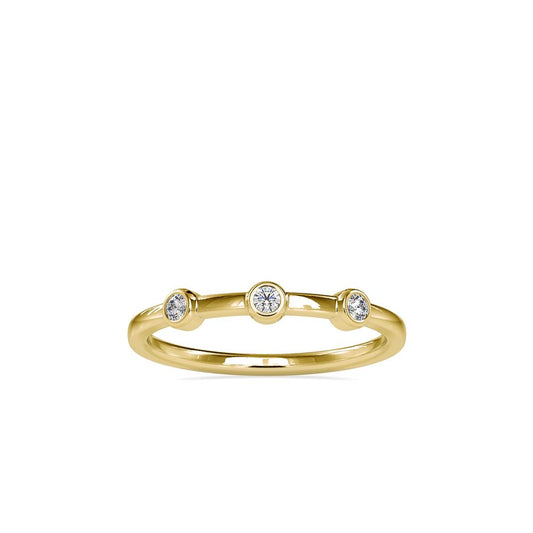 Classic Bezel Set Diamond Ring
