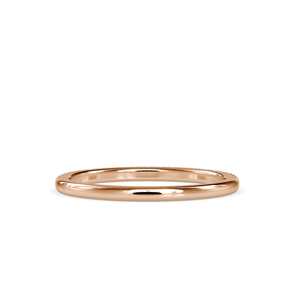Petite French Pave Diamond Wedding Band