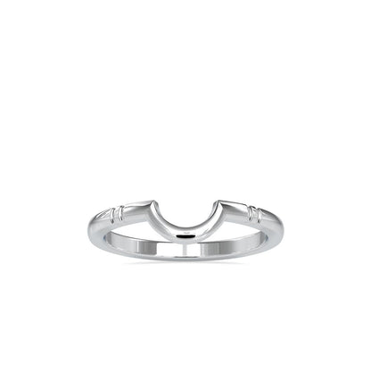 Petite Curved Wedding Ring