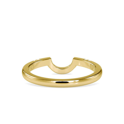 Petite Curved Wedding Ring