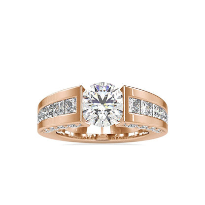 Tension Setting Dimaond Engagement Ring