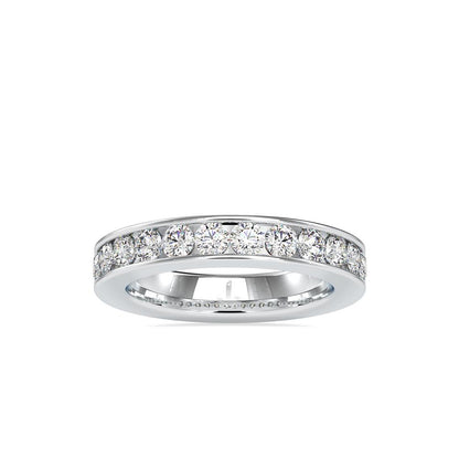 Petite Channel Set Diamond Wedding Ring