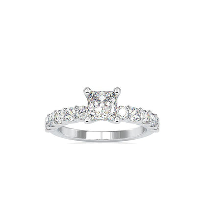 Princess Diamond Solitaire Engagement Ring