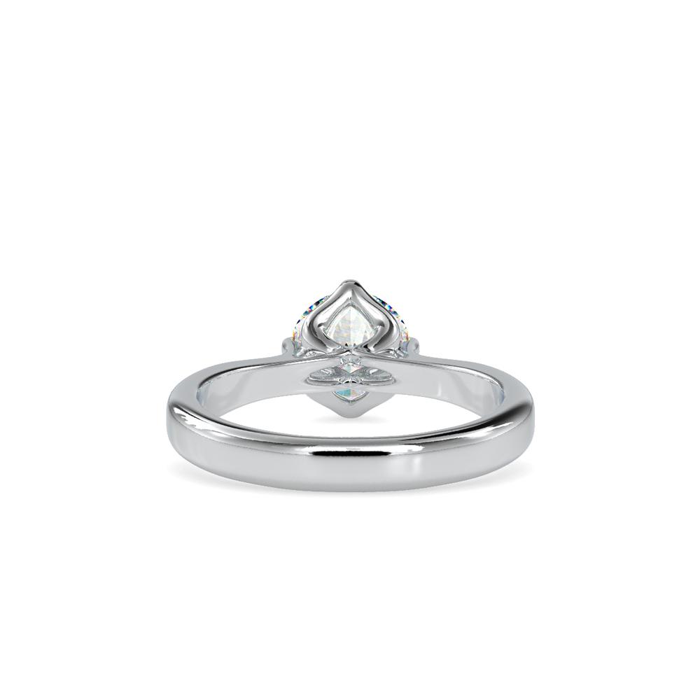 Fancy 4-Prong Solitaire Engagement Ring