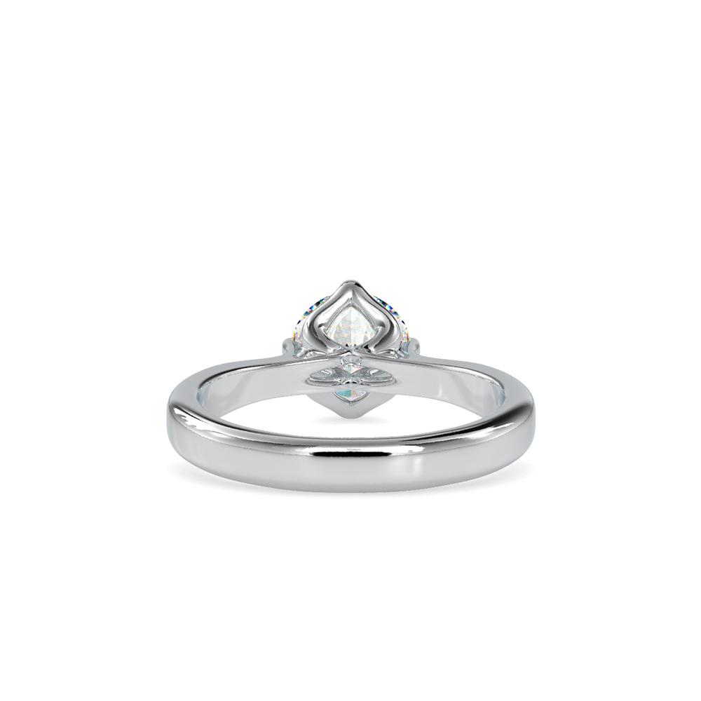 Fancy 4-Prong Solitaire Engagement Ring