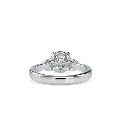4 Prong Fancy Setting Solitaire Engagement Ring
