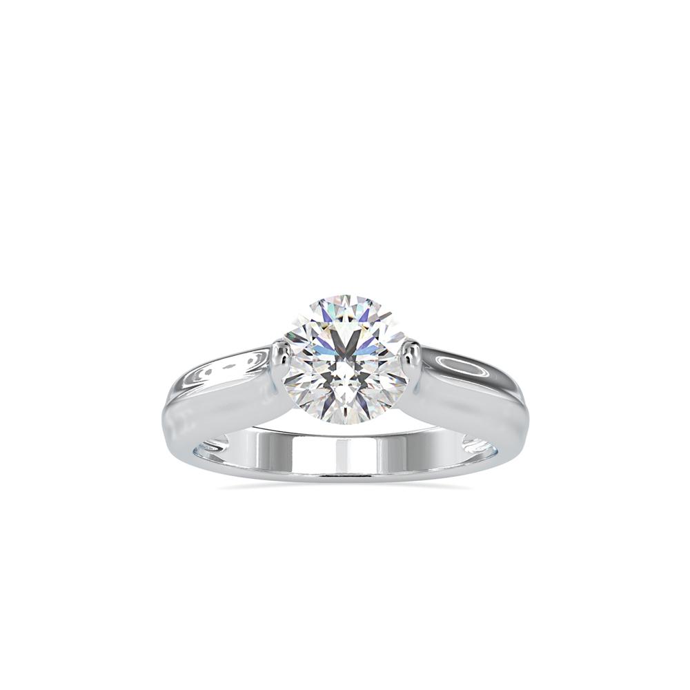 Classic Tension Setting Solitaire Engagement Ring
