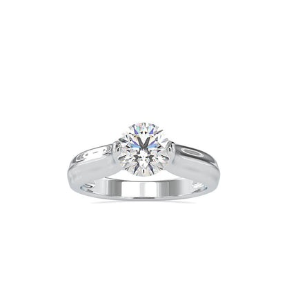 Classic Tension Setting Solitaire Engagement Ring