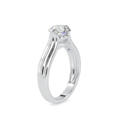 Classic Tension Setting Solitaire Engagement Ring