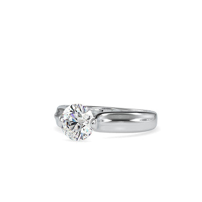Classic Tension Setting Solitaire Engagement Ring