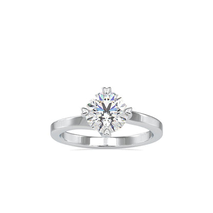 Zac Posen Heart Prongs Solitaire Engagement Ring
