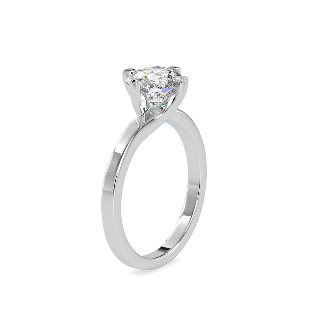 Zac Posen Heart Prongs Solitaire Engagement Ring