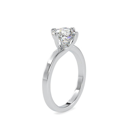 Zac Posen Heart Prongs Solitaire Engagement Ring