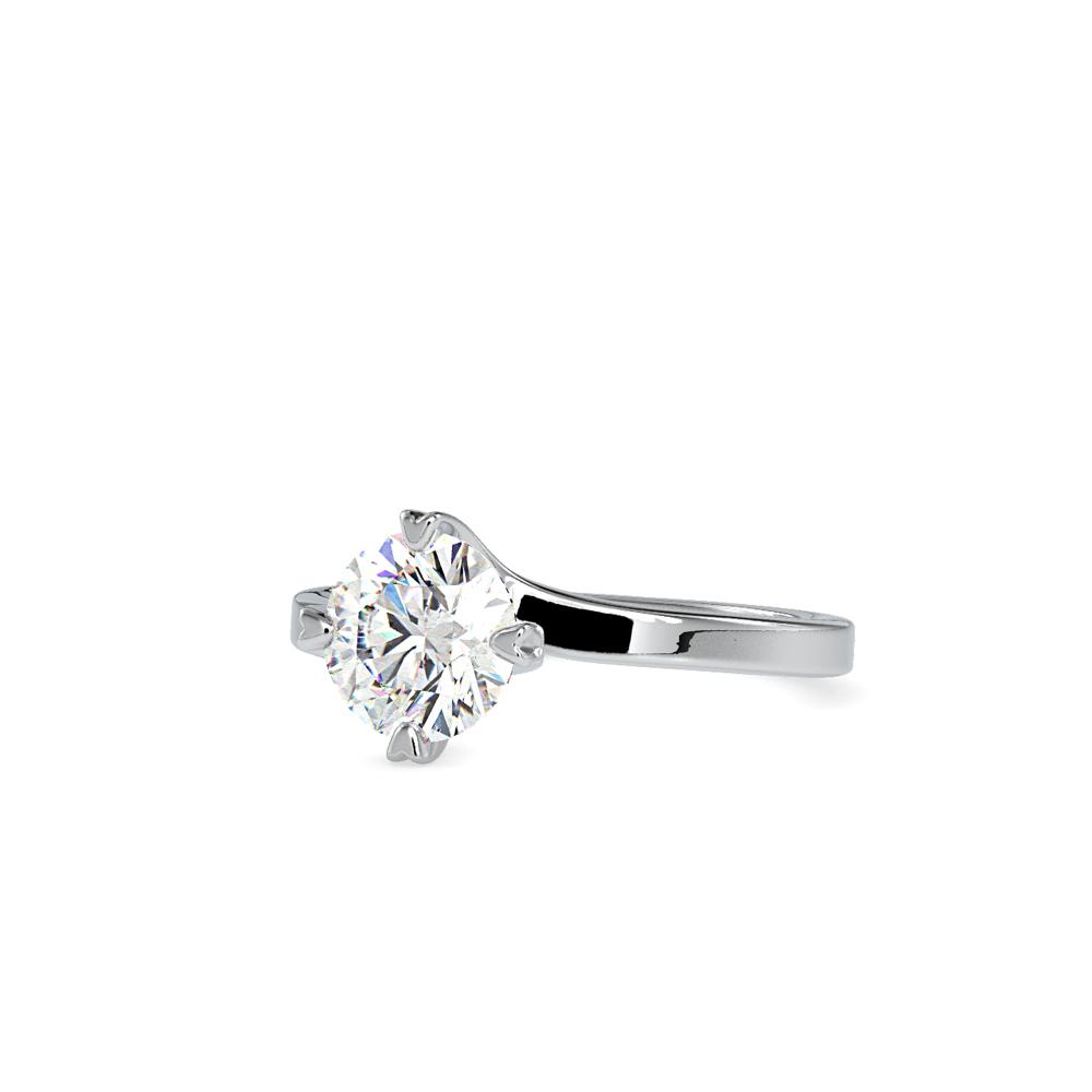 Zac Posen Heart Prongs Solitaire Engagement Ring