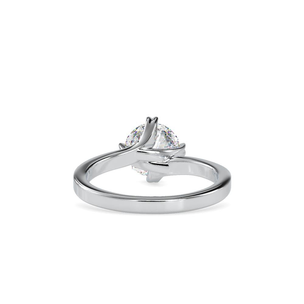 Zac Posen Heart Prongs Solitaire Engagement Ring