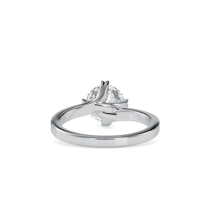Zac Posen Heart Prongs Solitaire Engagement Ring