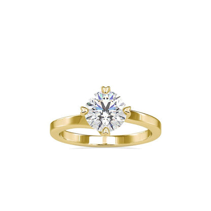 Zac Posen Heart Prongs Solitaire Engagement Ring