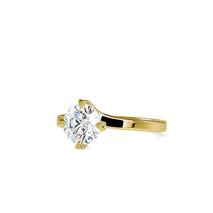 Zac Posen Heart Prongs Solitaire Engagement Ring