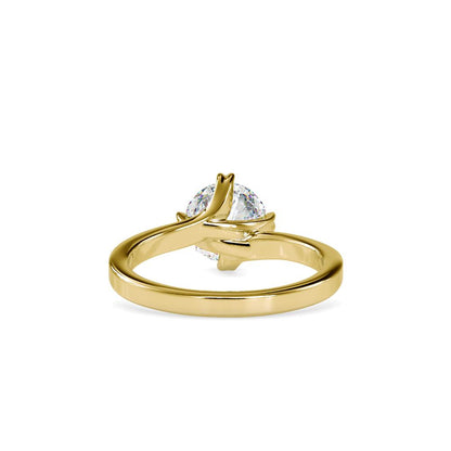 Zac Posen Heart Prongs Solitaire Engagement Ring