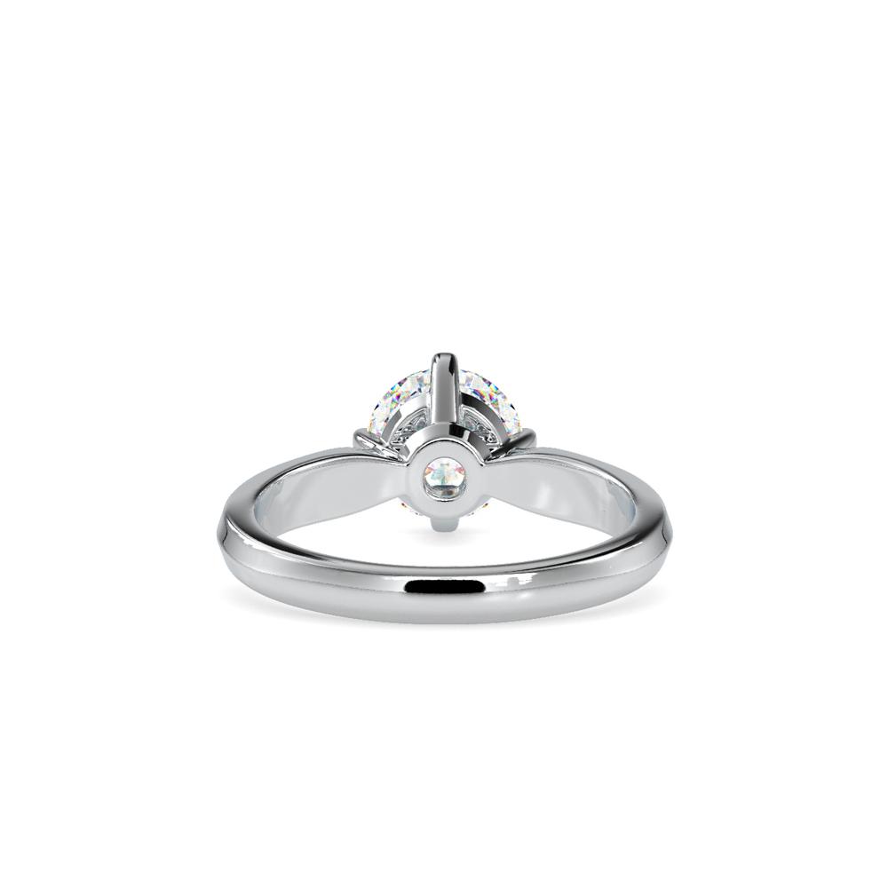 Classic Round Tapered Solitaire Engagement Ring