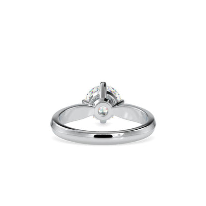 Classic Round Tapered Solitaire Engagement Ring