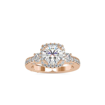 Contemporary Classic trinity styled engagement ring