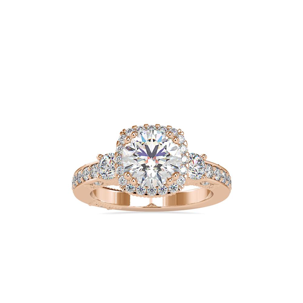 Contemporary Classic trinity styled engagement ring