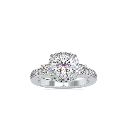 Contemporary Classic trinity styled engagement ring