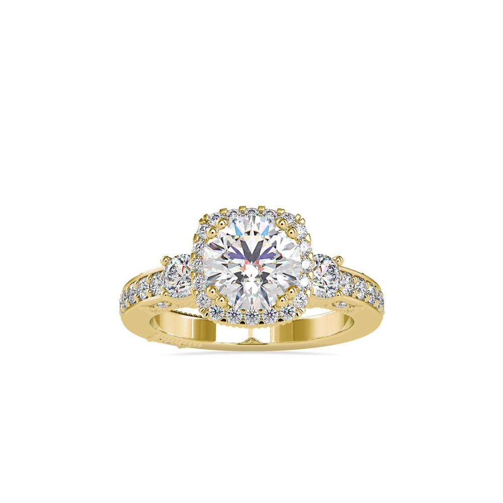 Contemporary Classic trinity styled engagement ring
