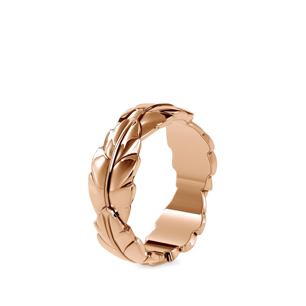 Laurel Leaf Band with Cluster