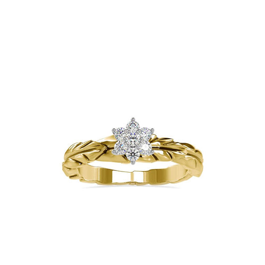 Laurel Leaf Engagement ring