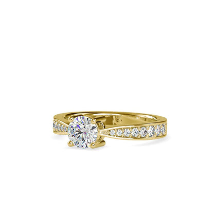 Ski Tip Sensation Engagement Ring