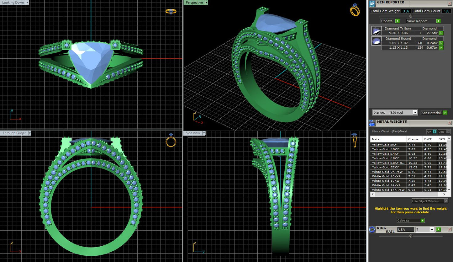 Open Heart in Hands ring