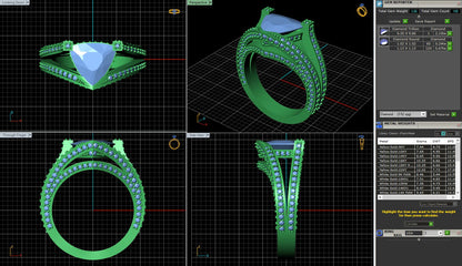 Open Heart in Hands ring