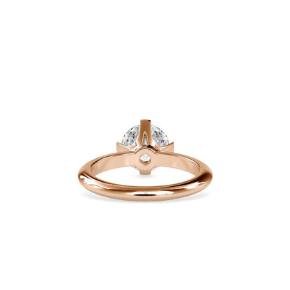Knife Edge Star Set Solitaire