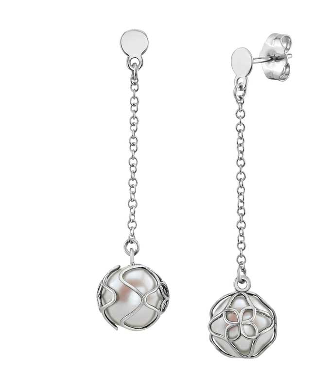 Freshwater Pearl Cora Earrings