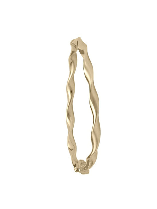 N5734 - YELLOW GOLD TWIST BANGLE