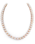7-8mm Pink Freshwater Pearl Necklace - AAAA Quality