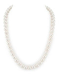 9-10mm White Freshwater Pearl Necklace - AAA Quality