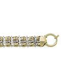 CZB104 - TWO TONE HOLLOW FANCY